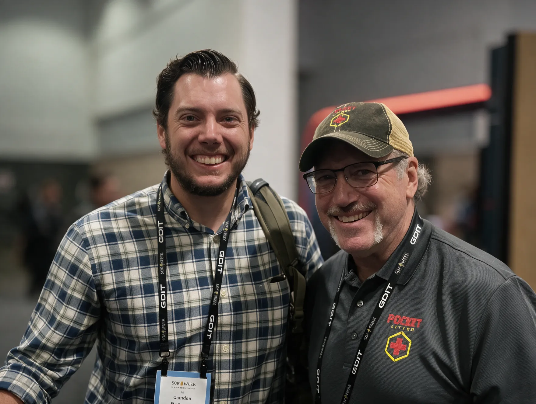 Camden and Otis McGregor at SOF Week