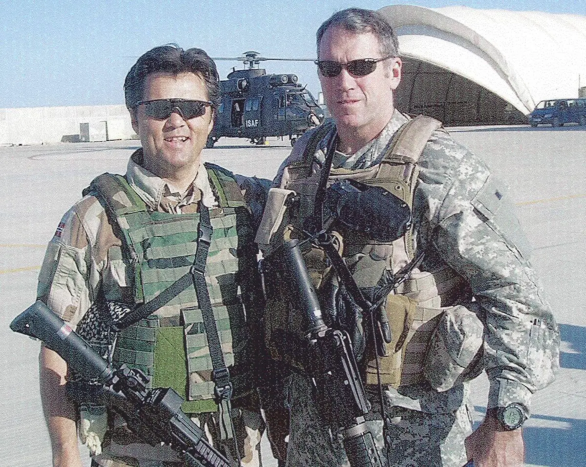 Otis McGregor on a Special Forces deployment in 2008
